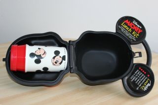 [PRISTINE VINTAGE] Disney Aladdin Mickey Mouse Head Lunch Box 8