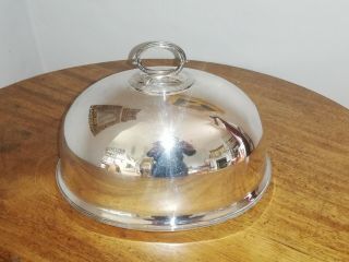 Antique Victorian William Hutton & Sons Silver Plated Food/meat Dome