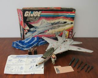 Vintage 1983 Hasbro Gi Joe A Real American Hero Sky Striker Combat Jet Complete