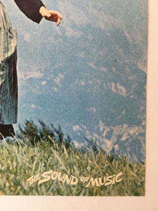 Vintage Studio Promo Printed Ad Signed by Julie Andrews The Sound Of Music 6