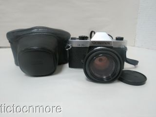 Vintage Rollei Rolleiflex Sl35 Camera W/ Carl Zeiss Planar Lens 1.  8/50 & Case
