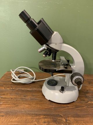 Vintage CARL ZEISS West Germany MICROSCOPE 4 Objectives 3