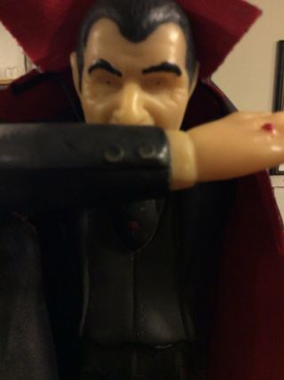 VINTAGE DRACULA WITH COFFIN FUNSTUF FIGURE RARE 1979 ANI - FORMS GLOW IN THE DARK 3