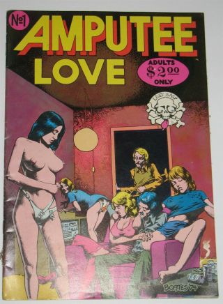 Vtg Amputee Love No 1 Adult Only Underground Comic Book