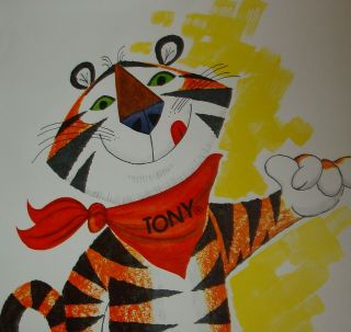 Vintage Kellogg ' s Tony the Tiger 