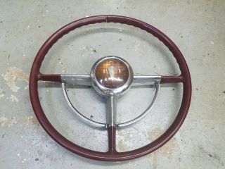 1950 1951 1952 Hudson Steering Wheel Horn Ring Button Hornet Vintage