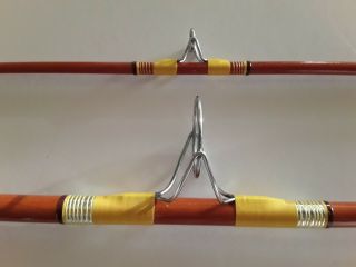 Vintage Wright McGill Granger Steelie Spin Fishing Rod DLS - 8 1/2 ' 3