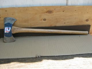 Vintage 3 1/2 Lb.  Collins Double Bit Axe,  Orig.  36 " Collins Handle.