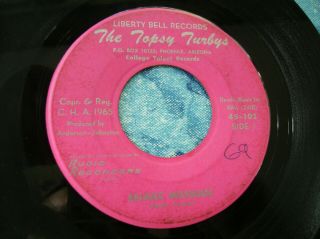 Hear Rare 1965 Garage Psych 45 - The Topsy Turbys - Snake Woman / Hey Tiger Orig