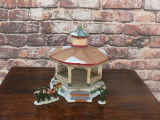 VERY RARE ENESCO IT ' S A WONDERFUL LIFE GAZEBO W/ BAND MUSICIANS 2007 SERIES VI 2