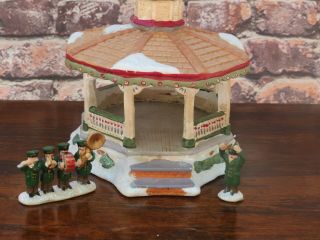 VERY RARE ENESCO IT ' S A WONDERFUL LIFE GAZEBO W/ BAND MUSICIANS 2007 SERIES VI 3