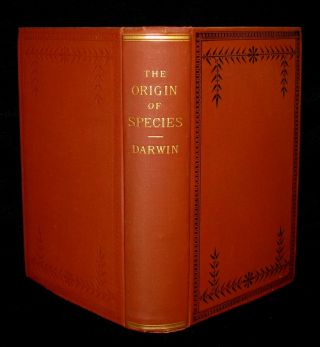 1895 Rare Book - CHARLES DARWIN ORIGIN OF SPECIES - Natural Selection 2 Vols in1 12