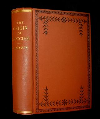 1895 Rare Book - CHARLES DARWIN ORIGIN OF SPECIES - Natural Selection 2 Vols in1 2