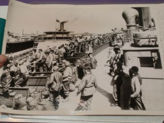 Wwii Ap Wire Photo Riverboat Leaves Camp Stoneman Ca Troops For Pacific Dsp549