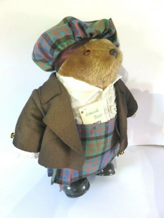 Rare Vintage Gabrielle Teddy Bear Hamish Scottish Paddington