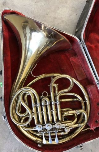 Vintage King Double French Horn Eastlake Ohio Noreserve