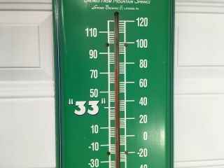 Vintage Rolling Rock Extra Pale Advertising Thermometer Old Latrobe 1992 - 27x8 3