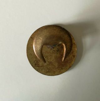Vintage Enamel Tonbridge Football Supporters Badge Button hole attachment. 2