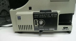 Vintage Kodak M109 Instamatic 8MM 8 Film Movie Projector - - 2