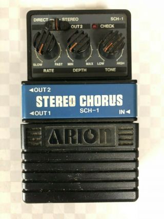Arion Sch - 1 Chorus Guitars Effects Pedals Mij Vintage
