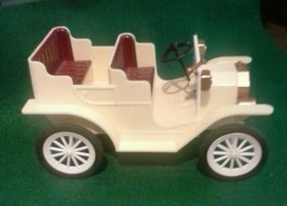 Vintage Calico Critters Sylvanian Families White Model T Car