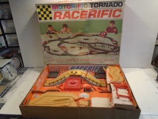 Ideal Motorific Tornado Racerific 4601 - 1 Set Vintage 1967 Rare W Ferrari Racer