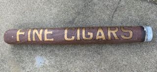 Trade Sign Fine Cigars Vintage