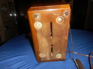 Vintage 1940 ' s Crosley Wood Tube Radio.  Rare Model 506 3