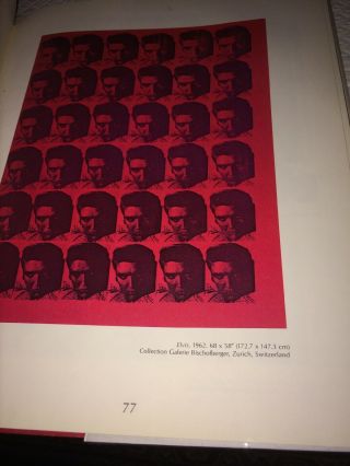 Andy Warhol 1978 HC 1st 1st rare vintage edition 7