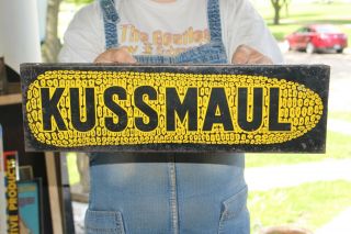 Vintage 1940 ' s Kussmaul Seed Corn Farm 2 Sided 18 