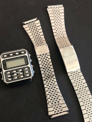 Vintage Casio Cfx - 200 197 Scientific Calculator Watch