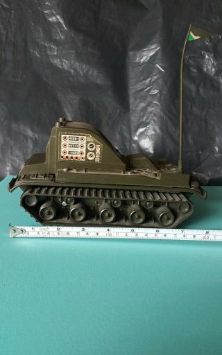 VINTAGE TANK JAPAN J TOY JUNIOR PRODUCT MILITARY BATTERY OPERATED RARE 3