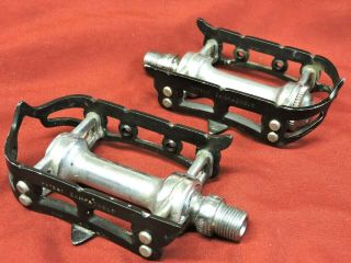 1 Pair Vintage Campagnolo 1037/a Superleggeri Sl Alloy Pedals 9/16 X 20