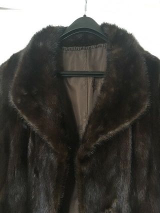 Vintage Women’s Real Mink Fur Coat Jacket Glamour Fashion 2