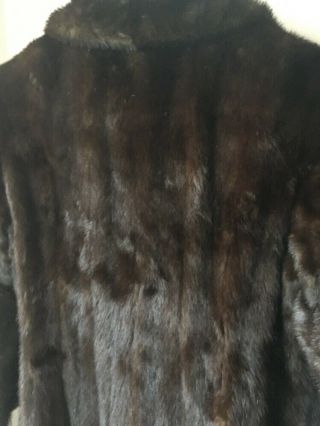 Vintage Women’s Real Mink Fur Coat Jacket Glamour Fashion 8