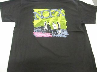 Vintage 90s Nofx World Tour Concert T Shirt Blink 182 Tagged Delta Xl