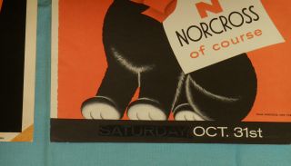 vintage NORCROSS greeting cards HALLOWEEN ADVERTISING SIGNS black cat 4