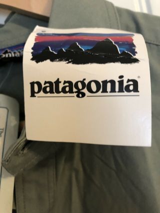Patagonia Men ' s Vtg Canvas Camping Cotton Shirt Long Sleeve Shirt Large NWT 80 ' s 7