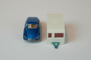 Vintage Majorette Citroen DS 21 no.  13 with No.  15 Sterckeman lovely Trailer 3