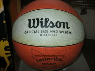 Vintage 1970s Wilson Invincible Basketball Made In USA 2