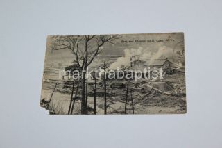 1918 Saw And Planing Mills Cass West Virginia Wv Lumber Wood Vintage Postcard