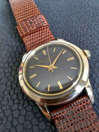 Vintage Girard Perregaux Gyromatic Gold Plated 80 Microns Wristwatch Men’s