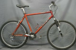 Trek 820 Vintage Mtb Bike L 18 " 26 " Vbrake Hardtail Indy Rock Shox Steel Cahrity