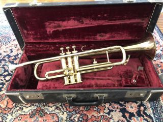 Vintage Couesnon Paris Trumpet With Case