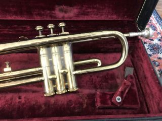 Vintage Couesnon Paris Trumpet With Case 5