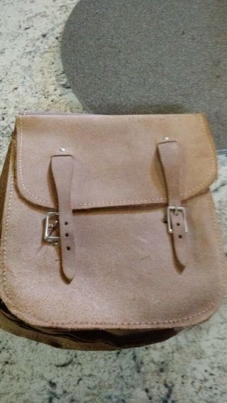 Vintage Saddle Bags,  Western,  Hand Made Leather Rawhide Custom Made