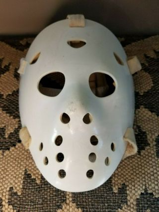 Vintage 60s 70s? Game - Used? Molded Fiberglass Style Playmaker Hockey Goalie Mask