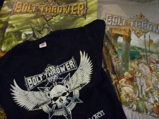 Bolt Thrower 2010 Tourt - Shirt,  Vintage T - Shirt,  Gig Poster,  Like Death,  Deicide