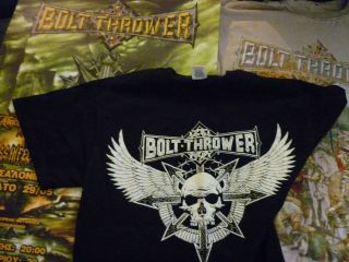 BOLT THROWER 2010 TOURT - SHIRT,  VINTAGE T - SHIRT,  GIG POSTER,  LIKE DEATH,  DEICIDE 6