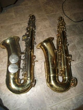 Vintage Conn alto saxophones as parts or restoration 2